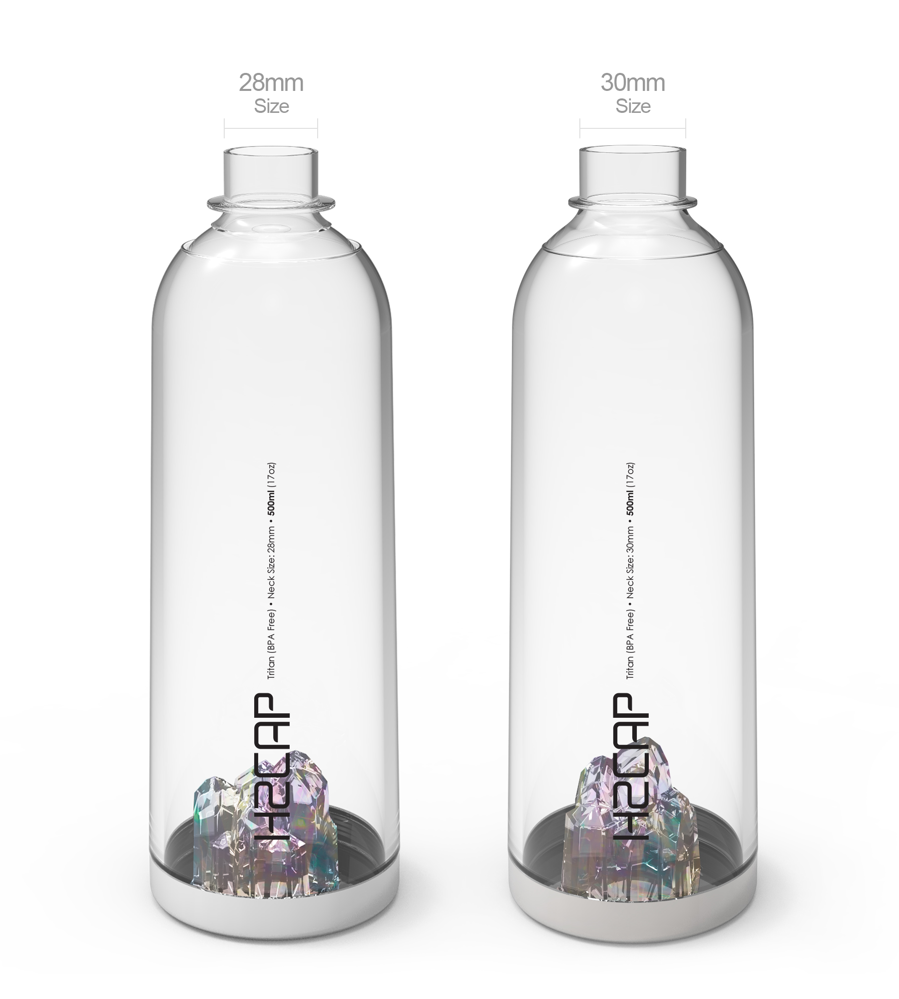 H2CAP Bottiglia in Tritan dal design premium