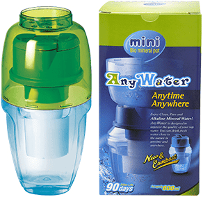 portable alkaline mineral water ionizer, anywater